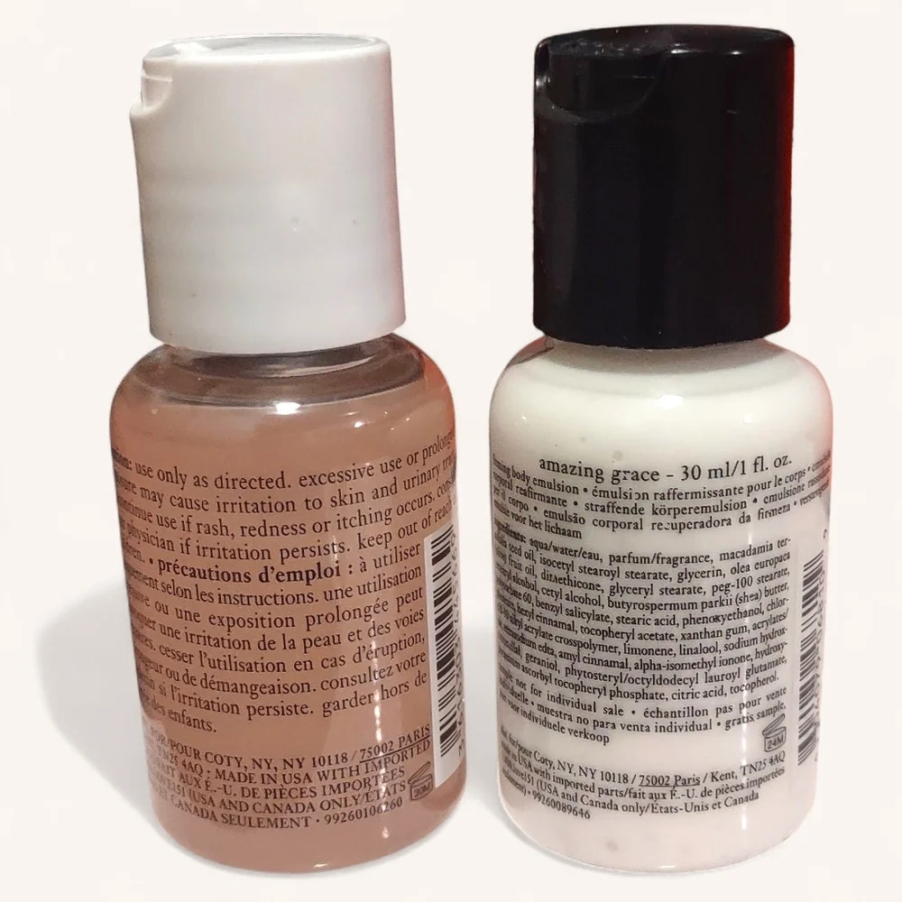 Philosophy Amazing Grace Shampoo, Bath, Shower Gel, and Body Emulsion, 1 oz Each